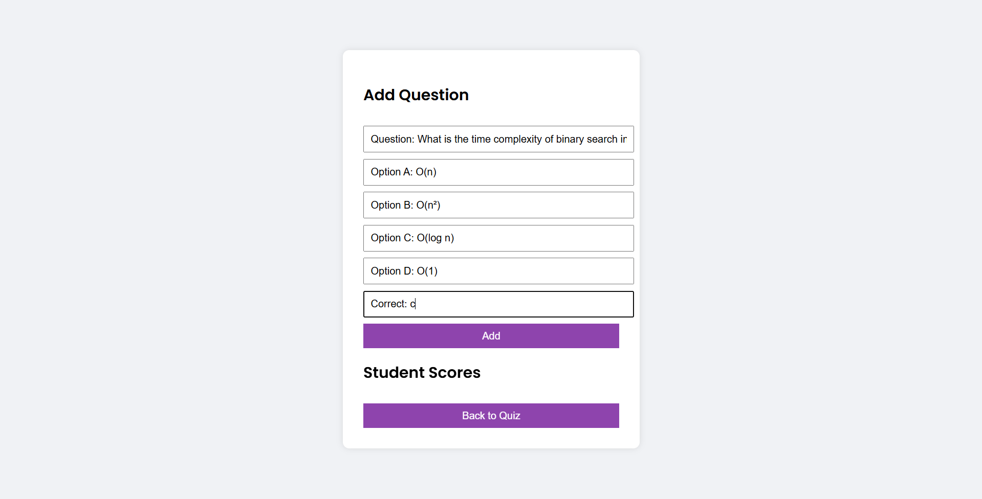 Quiz App